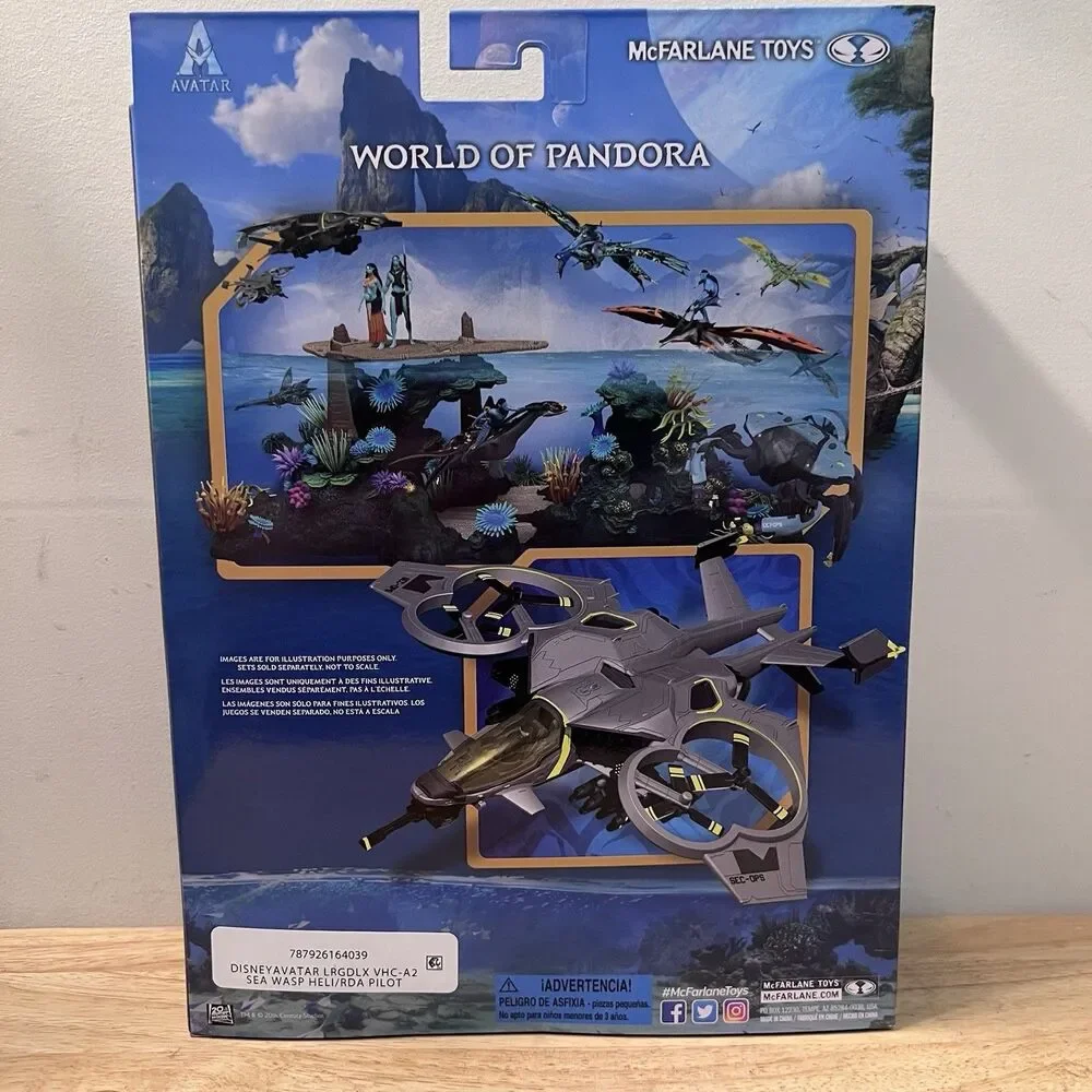 McFarlane Avatar RDA Seawasp Vehicle w Pilot World of Pandora New Sealed